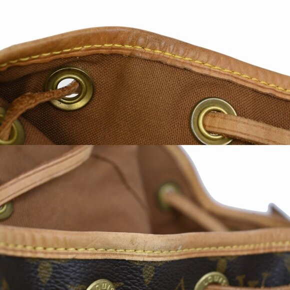 LOUIS VUITTON Montsouris MM Backpack Bag Monogram Leather Brown M51136 79FC054 - Picture 4 of 16